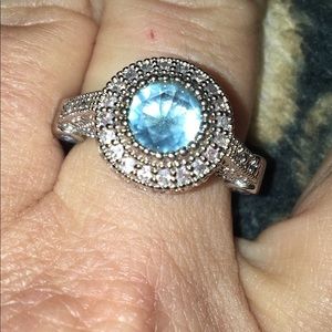 Blue Topaz Ring